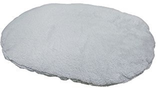 Nobby Kissen oval MILA grau L x B: 80 x 49 cm