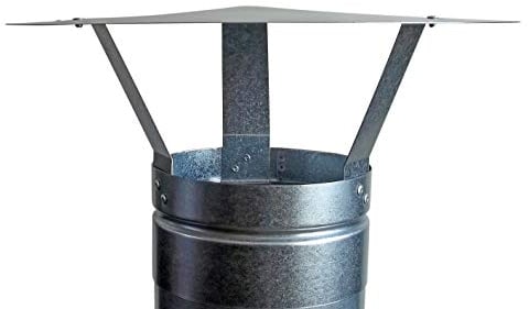 FOXY METAL FABRICATION CHIMNEY CAP,GALVANISED RAIN CAP,CHIMNEY COWL TO FIT 5''/125MM FLUE PIPE/STOVE PIPE