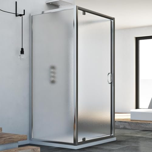Idralite Mampara de Ducha 3 Lados 80x70x80 Ap. 70 CM H185 Impreso Mod. Sintesi Trio 1 Hoja