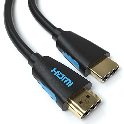 JAMEGA 1m HDMI-Kabel 2.0 Ultra-HD 4K@60Hz High-Speed Ethernet-Cable HDR ARC 3D 18Gbps kompatibel mit HDMI 2.0/1.4, PS5, PS4, PS3, XBOX Series S, Blu-Ray-Player, DVD, Soundbar, Monitor usw.