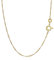 NKlaus Singapur 333er Gold Kette gedreht 3724, 42 cm lang, 0,73 gr. 1,0 mm Breit