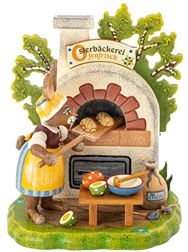 Hubrig-Volkskunst Hasenland Osterbäckerei* Höhe 13 cm