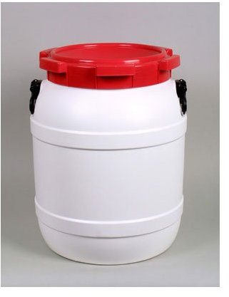 Curtec Weithalstonne rund mit Tragegriff 55 L Fass Lebensmittelecht