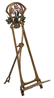 aubaho Staffelei Bildhalter Notenständer Buchständer Ständer Eisen antik Stil 42cm