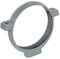 Collier à charnière PVC gris simple - Tube Ø 63 mm - Nicoll