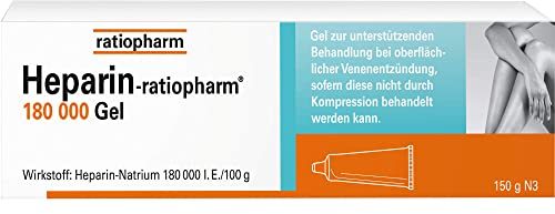 HEPARIN-RATIOPHARM 180.000 I.E. Gel 100 g