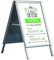 DISPLAY SALES - Panneau publicitaire a1 Porte-affiches étanche/imperméable «onglet»