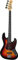 Eko VJB-200 SUNBURST, Basso Elettrico Manico in Acero di Tipo Bolt on Corpo Tiglio, Colore