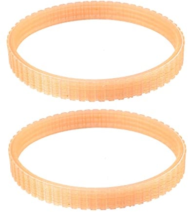 sourcingmap 2 Pcs 10mm Width Electric Planer Drive Belt Yellow for 1900B