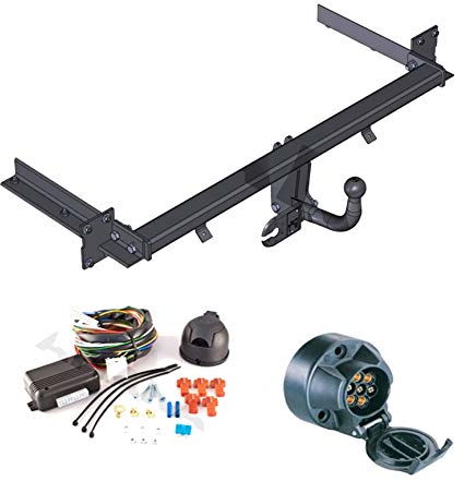 AHK Anhängerkupplung mit Elektrosatz 7 polig für Opel Astra III H 2004 -2009 Kombi Anhängevorrichtung Hängevorrichtung - starr, mit angeschraubtem Kugelkopf