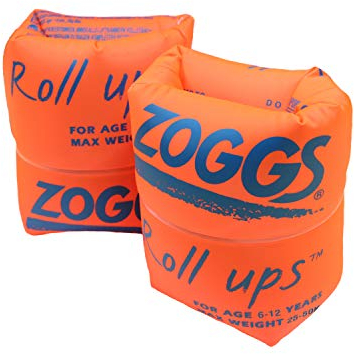 Zoggs 301214, Bracciali Salvagente Unisex Bambini, Arancio, 6-12 Anni