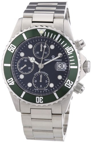 Revue Thommen Herren-Armbanduhr XL Diver Chronograph Automatik Edelstahl 17571.6134