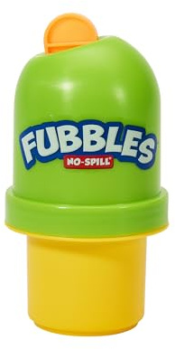 Little Kids Fubbles No-Spill Tumbler Includes 4oz Bubble Solution and bubble wand (tumbler colors may vary) Multicolor