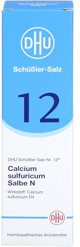 DHU Schüßler-Salz Nr. 12 Calcium sulfuricum D4 – Das Mineralsalz der Gelenke – das Original, 50 g Salbe