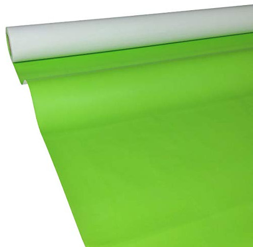 JUNOPAX Papiertischdecke 50m x 1,00m Apfel-grün