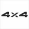 INDIGOS UG Aufkleber - Autoaufkleber - JDM - Die Cut - 4X4 Offroad Decal Auto Laptop Window Vinyl - Folie Sticker - schwarz - 149mmx30mm