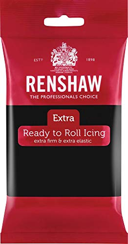 Renshaw Rolled Fondant Extra 250g - Black