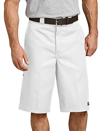Dickies Herren Shorts 13in Mlt Pkt W/St, Weiß (White), W34