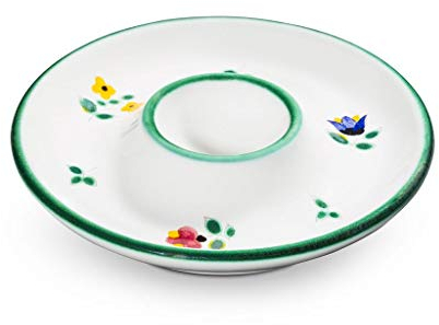 GMUNDNER KERAMIK Eierbecher glatt Durchmesser : 12 cm Streublume Geschirr, handgemacht in Österreich