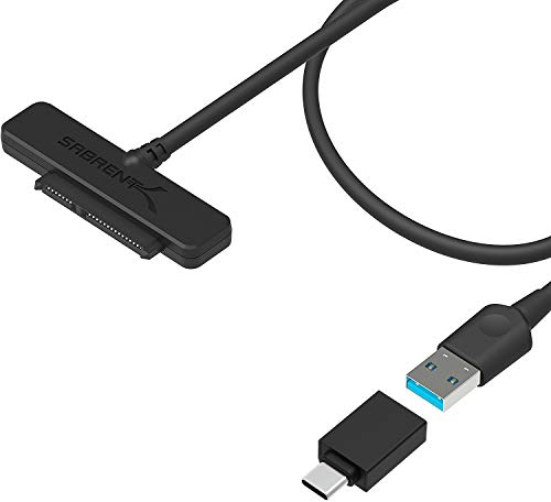 Sabrent Câble adaptateur USB vers SSD et adaptateur de disque dur sata 2,5 - USB 3.1 Type A