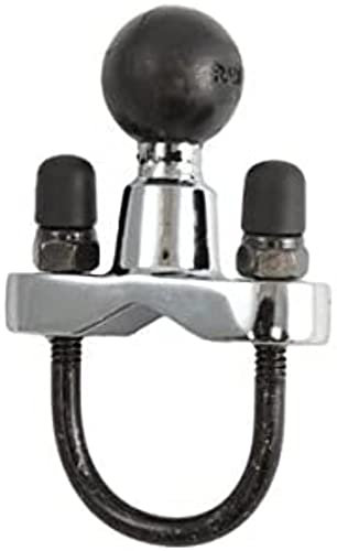Ram Mounts Chrome RAM W/U-Bolt for 1Inch to 1.25Inch Dia, RAM-B-231-1CHU (1Inch to 1.25Inch Dia)