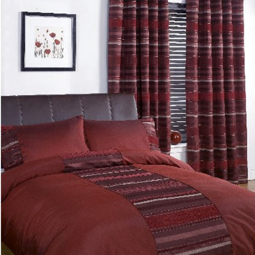 Rapport Home TJ Hughes Value New York Duvet Cover Set - Red - Double