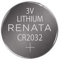 One (1) X Renata CR2032 Lithium Watch / Key / Gadget Battery 3v Blister Packed