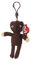 Ty Mr. Beans Teddy Clip-On 10 cm - Kinder Schlüsselanhänger, Niedlicher & Bequemer Schlüsselanhänger - Stofftier Schlüsselanhänger & Schlüsselketten
