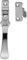 Carlisle V1005LCKCP Fixation en laiton avec cale verrouillable, chrome poli, longueur de manche 101 mm, 58 mm x 16 mm