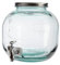 Glas Glasflasche mit Zapfhahn Saftglas Schnapsglas Glasdose Glaskanne
