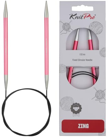 KnitPro Zing Fixed Circular Needles 60 (150cm) | Size 6.50mm