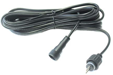 12V Verlängerungskabel IP44 für Springbrunnen Pumpe, LED-Beleuchtung, Lichterkette etc (3 Meter)