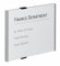 Durable Türschild A4 quer (Info Sign, 297 x 210 mm) metallic silber, 480723