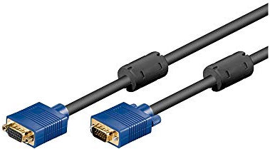 Wentronic 3m 15 Pin HD Plug to 15 Pin HD Jack Monitor Extension Cable - Black