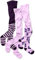 WELLYOU collant per bambini per bambina, set di 3, calzamaglia, cotone alta quota, taglia 62-146 - Made in EU (110-116, Viola)