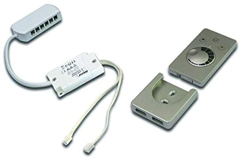 Hera LED-Dimm-Controller + AB-Funkfernbedienung 61500050523 - Weiß - 80W - 12-fach - Robust - 24V