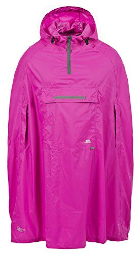 Trespass Qikpac Poncho Vestes Coupe-Pluie Homme, Rose, S