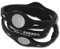 Power Energy Balance Band, Fitness-Armband aus Silikon mit holografischem Motiv, mit natürlichen Mineralien und negativen Ionen angereichert, schwarz