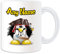 Personalisiertes Geschenk – Jack Sparrow Tasse (Pinguin Film Charakter Design Thema, weiß) – Jeder Name/Nachricht auf Ihre Einzigartiges – Kostüm Film Superheld Hero Pirates of the Caribbean Captain