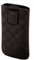 Hama Handy-Sleeve Velvet Pouch Karo Groesse M braun
