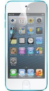 TECHGEAR [5 Stück Displayschutz für iPod Touch 5 / 5G / 5. Gen / 4 Zoll / 2012 / 32GB / 64GB - Ultra Klare Schutzfolie für iPod Touch 5 - mit Reinigungstuch + Applikationskarte