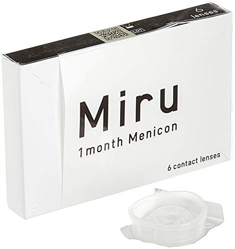 Miru 1 month Menicon Monatslinsen weich, 6 Stück / BC 8.30 mm / DIA 14.00 mm / -0.5 Dioptrien