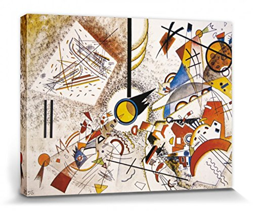 1art1 Wassily Kandinsky Poster Ohne Titel, 1923 Bilder Leinwand-Bild Auf Keilrahmen | XXL-Wandbild Poster Kunstdruck Als Leinwandbild 80x60 cm