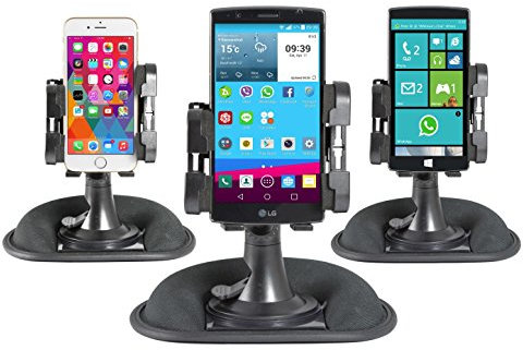 Navitech Smartphone Dashboard Friction Mount and Support universel compatible avec Microsoft Lumia 640/ Nokia Lumia 930/ Nokia Lumia 950/ Nokia Lumia 950 XL/ Nokia Lumia 550
