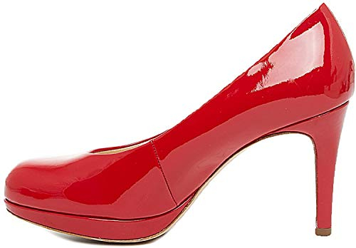 HüGL Damen Studio 80 Pumps, Red, 41 EU