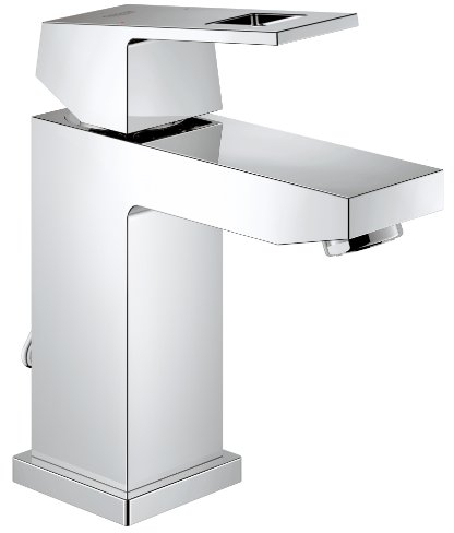 GROHE Eurocube Einhand-Waschtischbatterie , versenkbare Kette 23131000