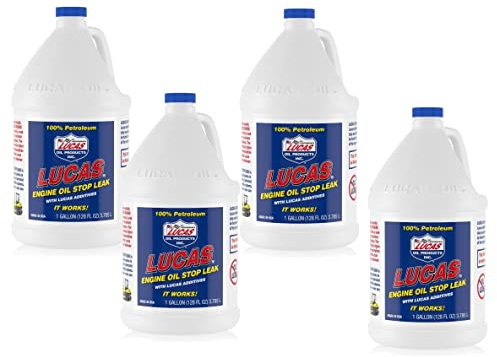 Lucas Oil 10279 Engine Oil Stop Leak - 1 Gallon (Pack of 4)