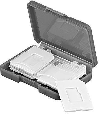 Goobay 95349 Boîte de Transport de Cartes mémoire, pour protéger, archiver et emporter, 1 pièce