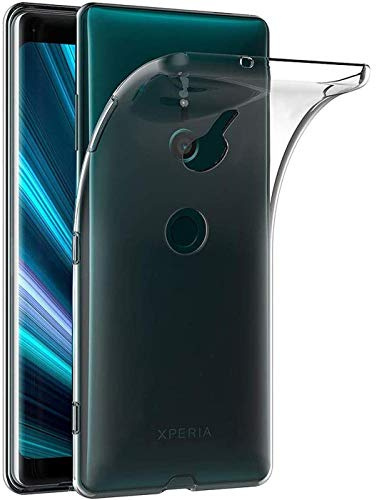 CoolGadget Handyhülle für Sony Xperia XZ3 Ultra Dünn Transparent | Slim Case aus flexiblem TPU, federleicht, kaum sichtbar, kratzfest, minimalistisch