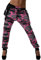 Crazy Age Camouflage Jogginghose Boyfriendhose Bagyyhose mit Hosentäger CA 1119 Cam (M, Pink)